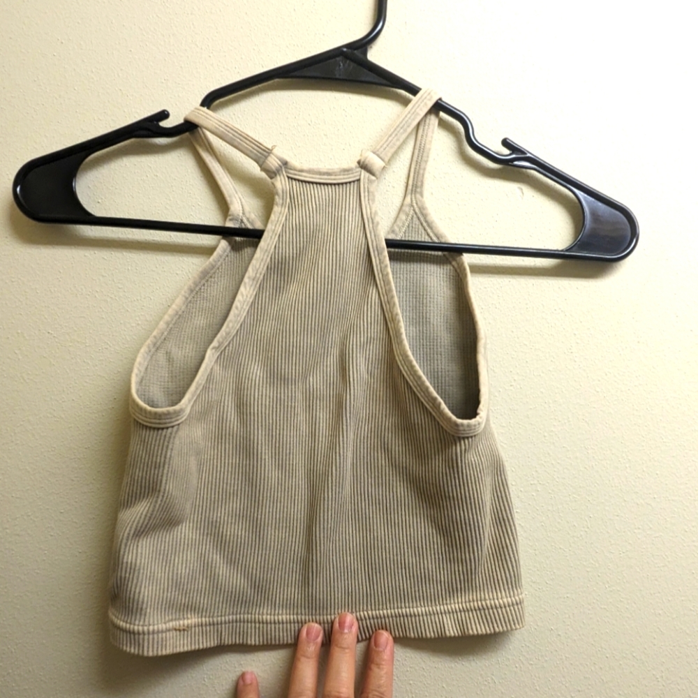 Free people movement ribbed crop top!